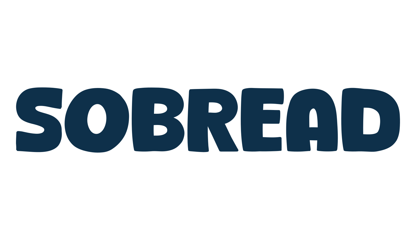 Sobread, cartoon font preview
