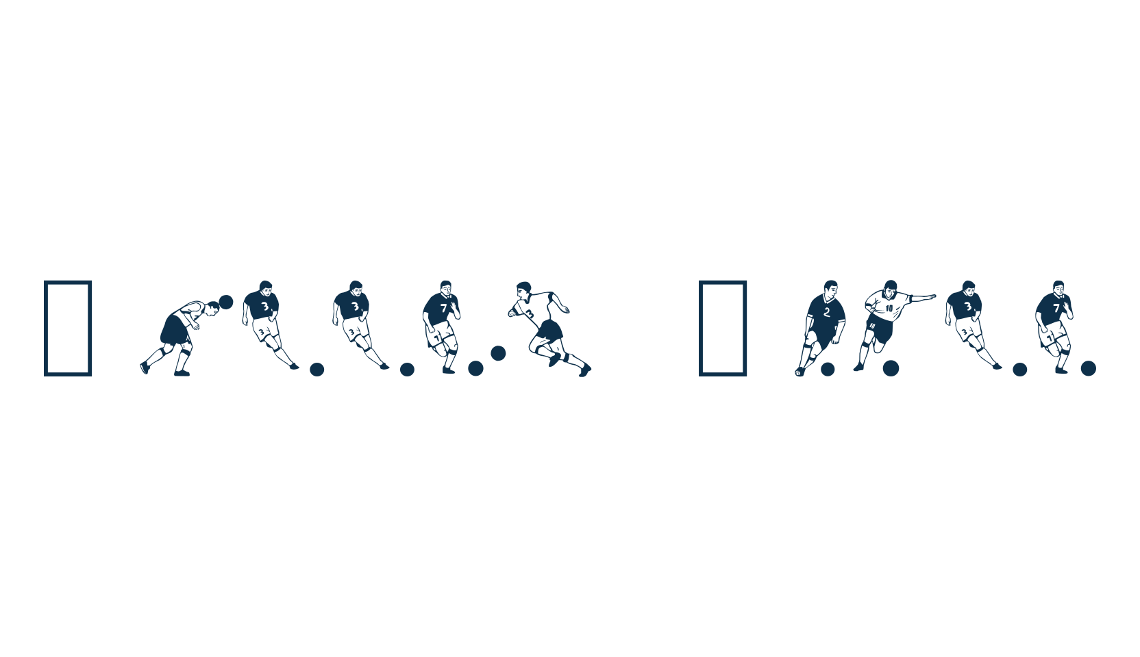 Soccer Dance, fancy decorative font preview