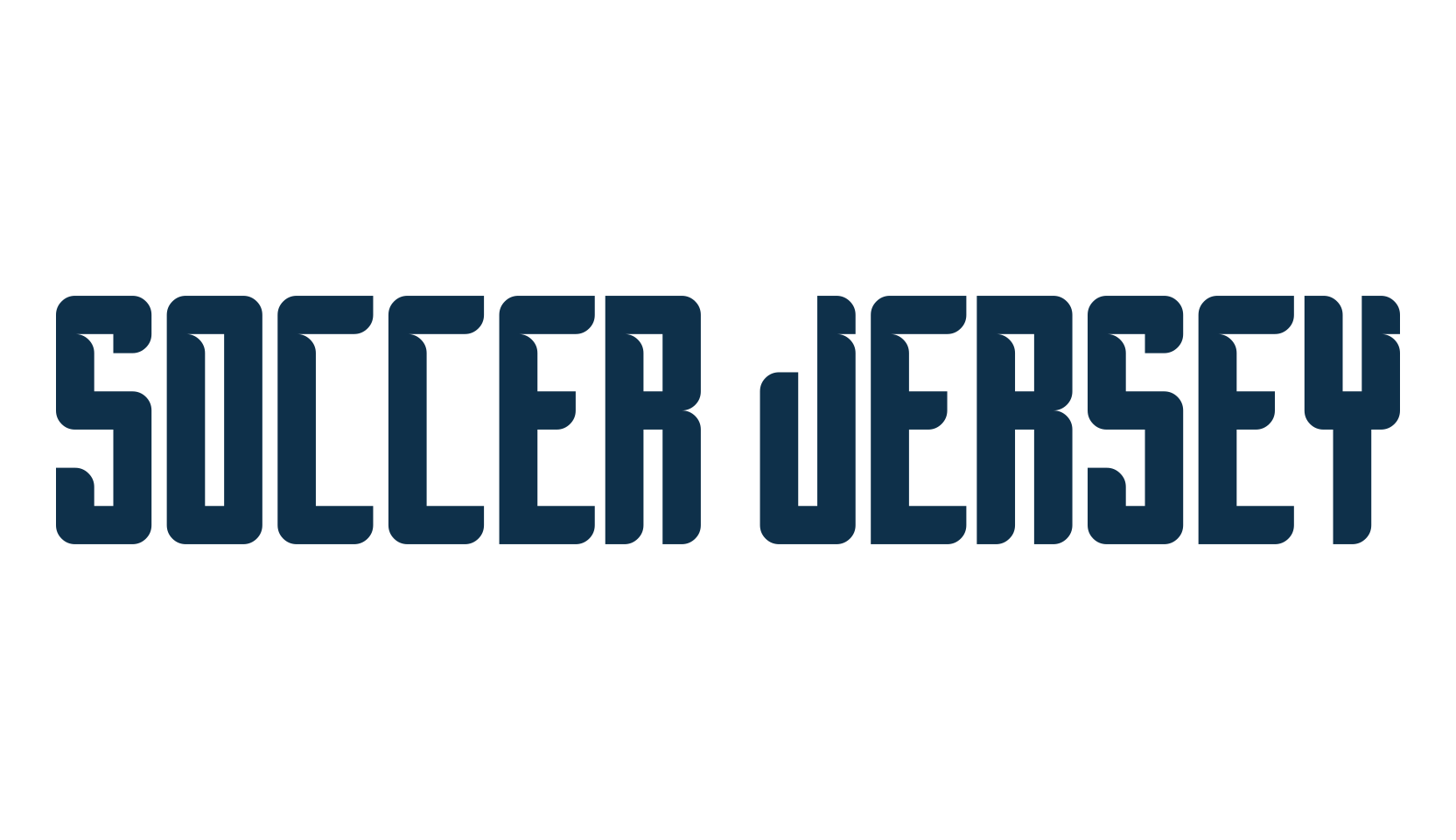 Soccer Jersey, fancy various decorative font preview