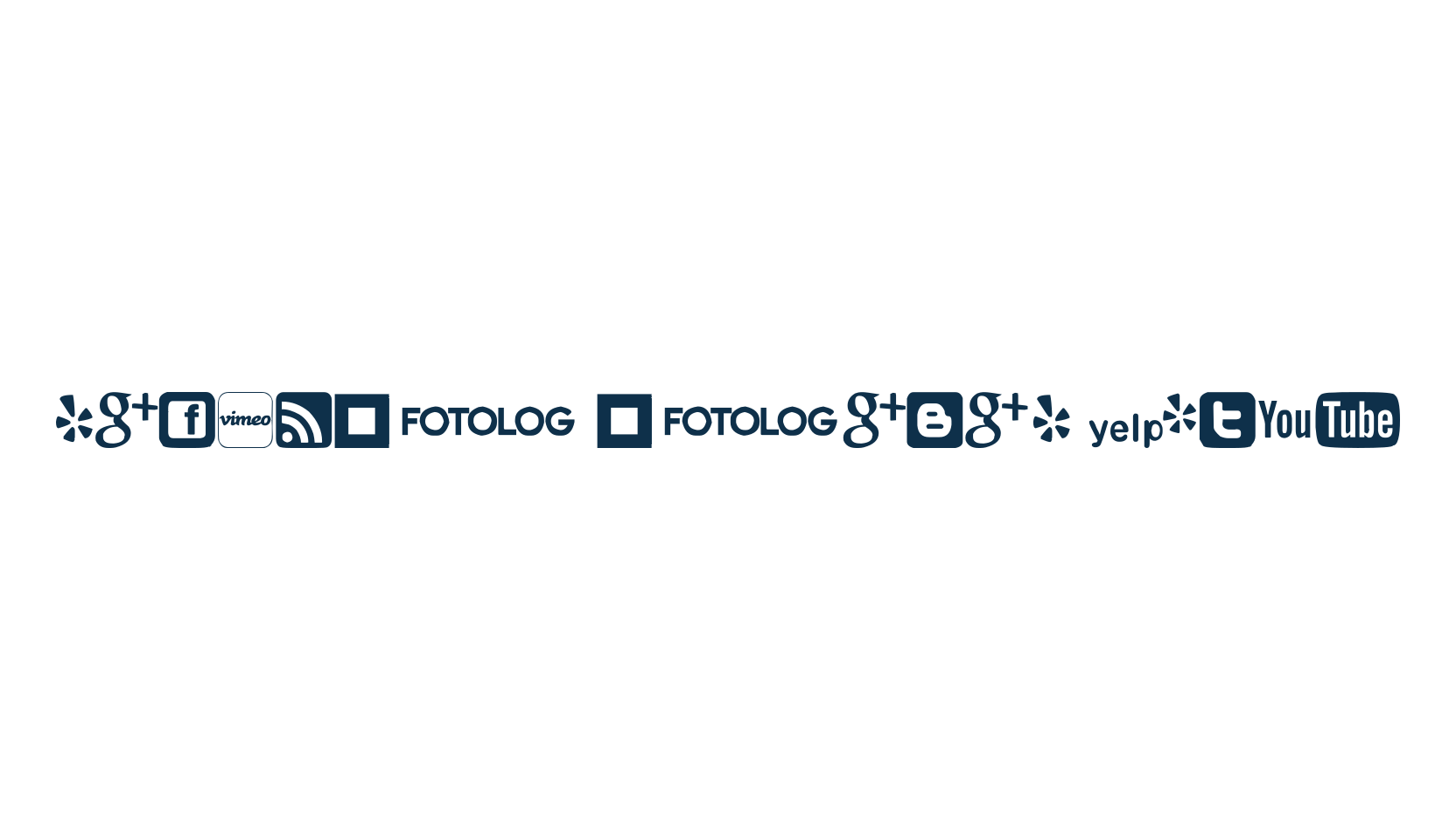Social Logos TFB, fancy decorative font preview