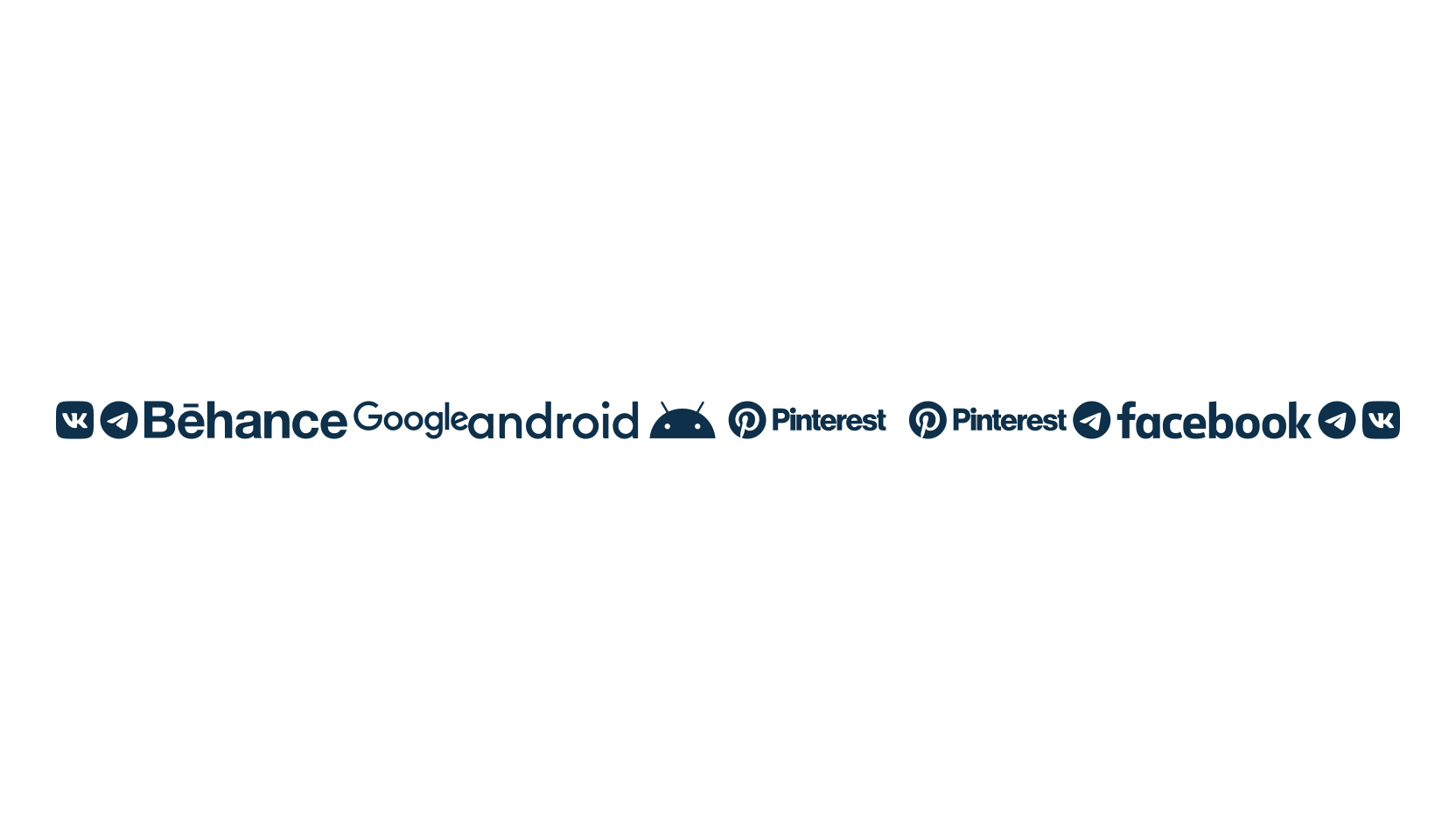Social Logos, fancy decorative font preview