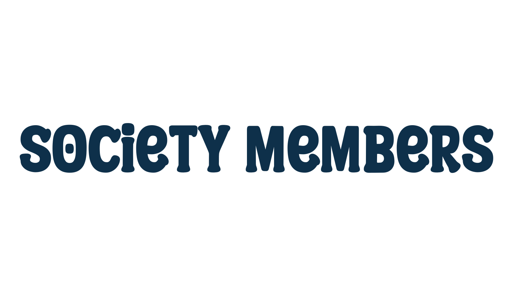 Society Members, fancy various decorative font preview