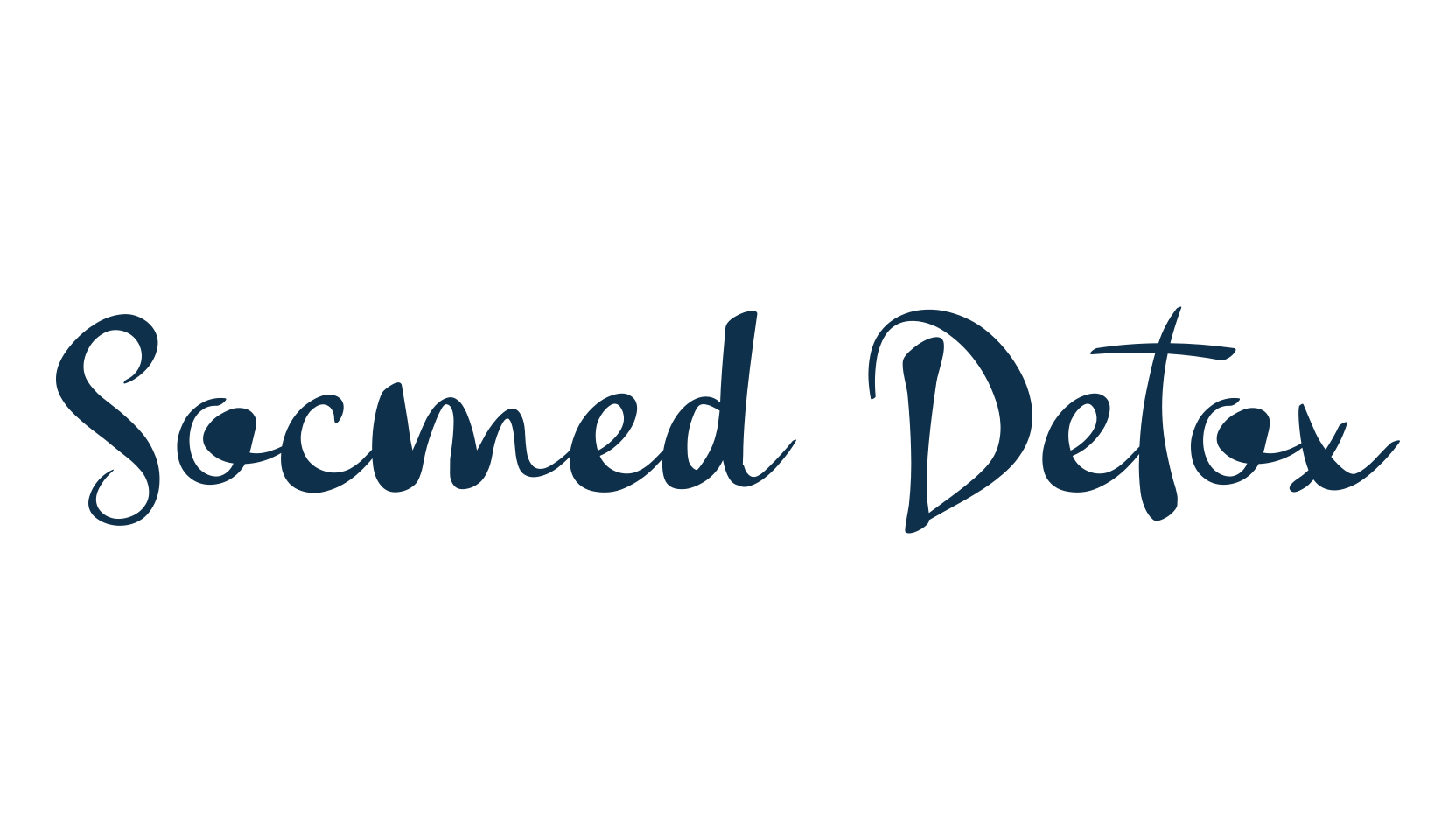 Socmed Detox, script handwritten fancy decorative calligraphy font preview
