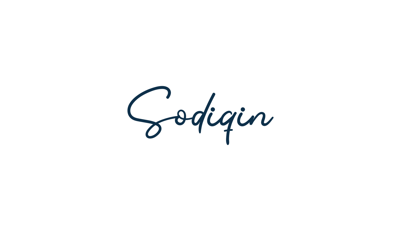 Sodiqin, script handwritten fancy decorative calligraphy font preview