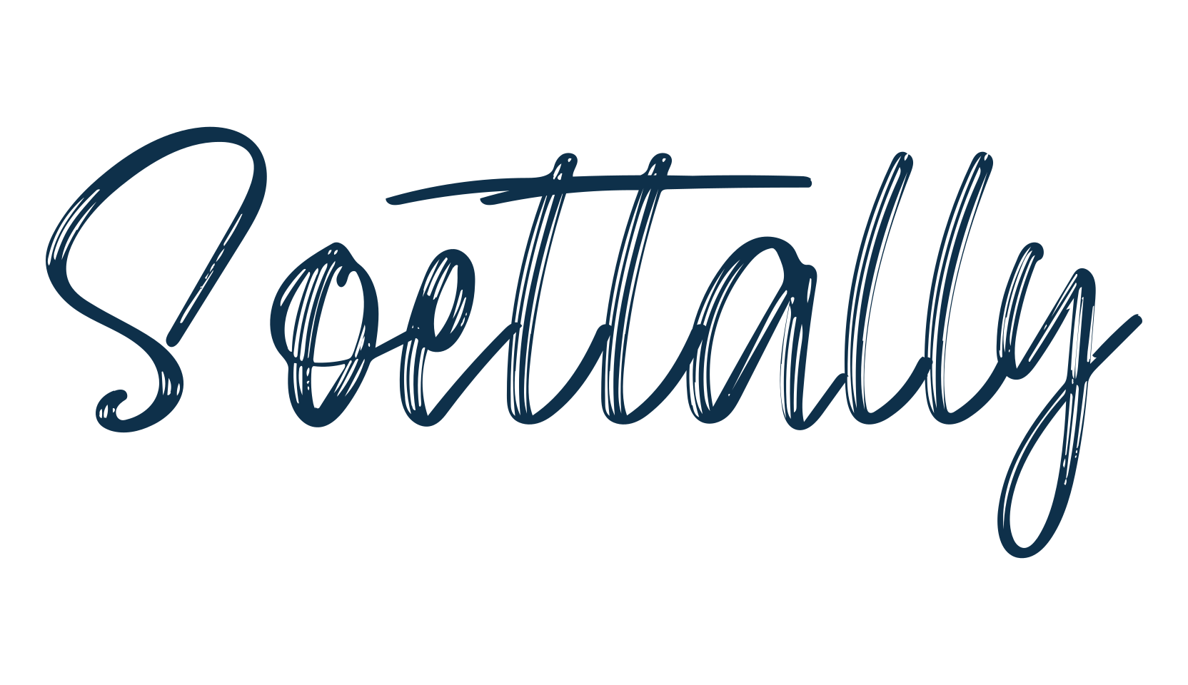 Soettally, brush font preview