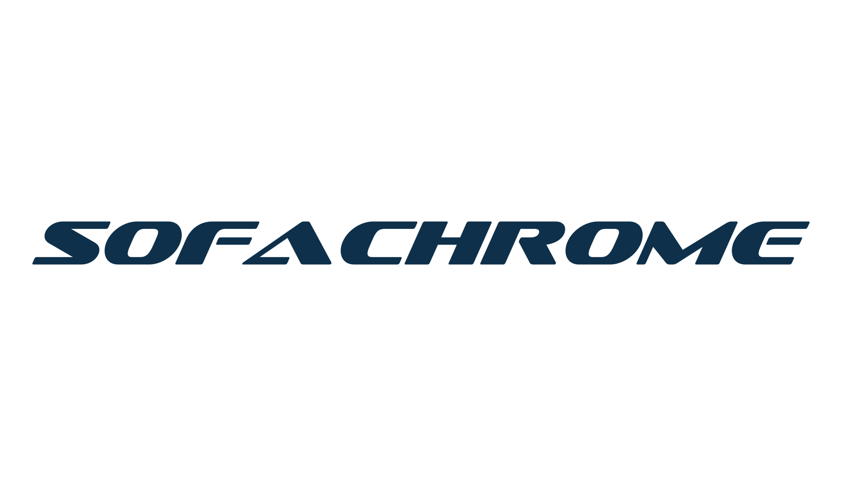 Sofachrome, sci-fi font preview