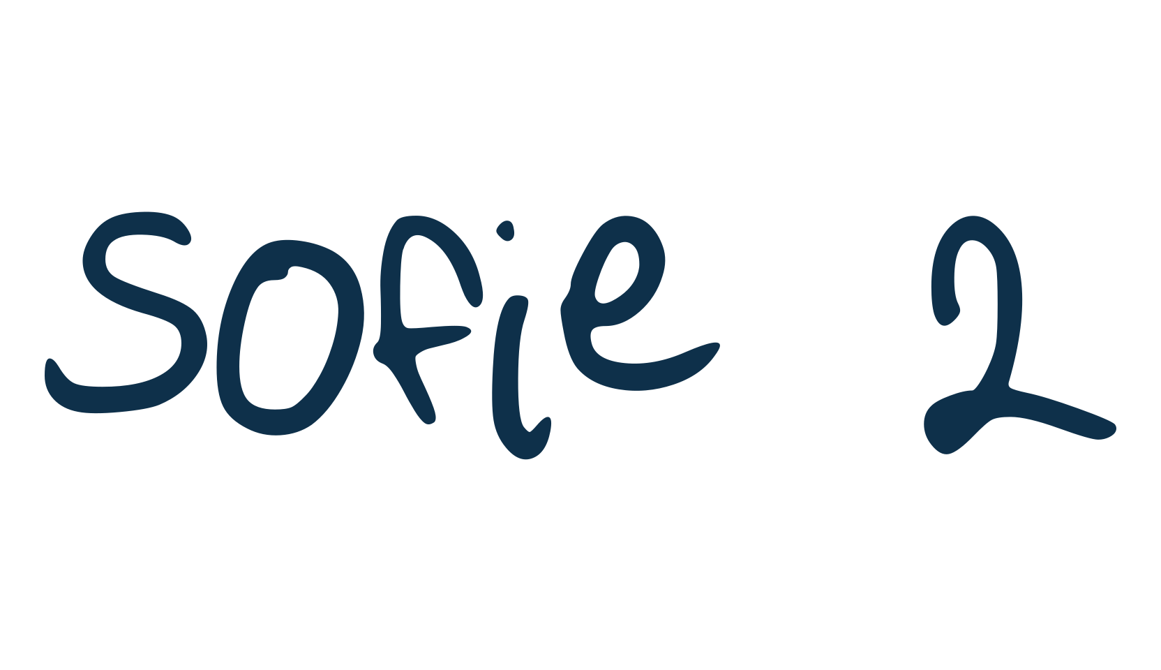 Sofie 2, handwriting font preview