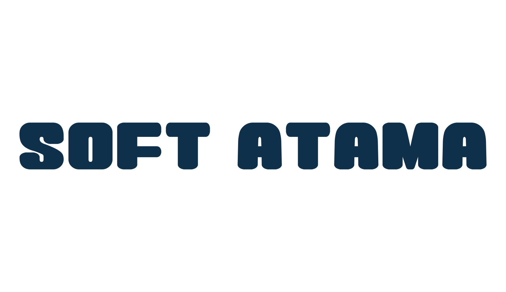 Soft Atama, fancy groovy decorative font preview