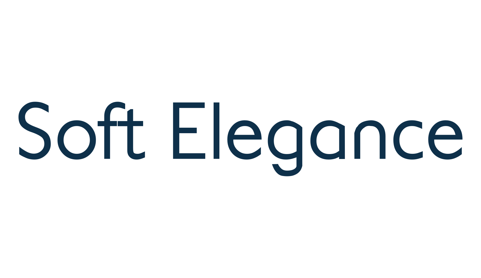 Soft Elegance, basic sans serif font preview