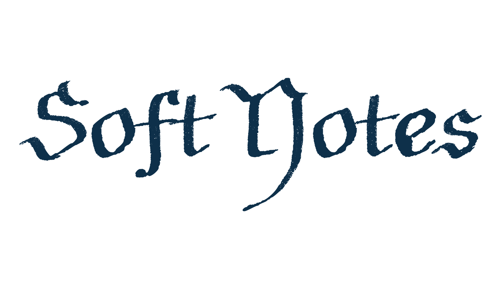 Soft Notes, fancy various gothic font preview