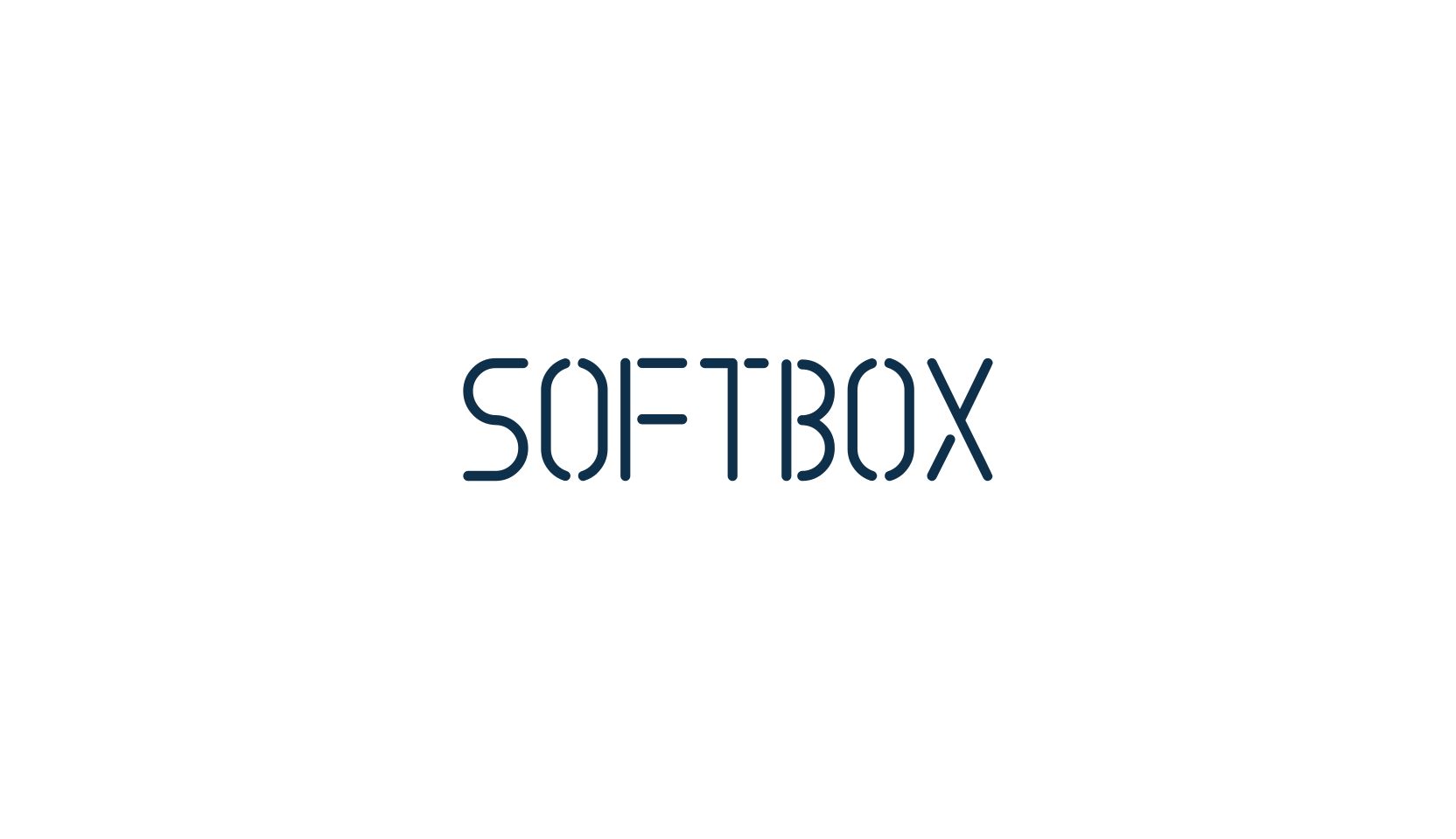 Softbox, sci-fi font preview