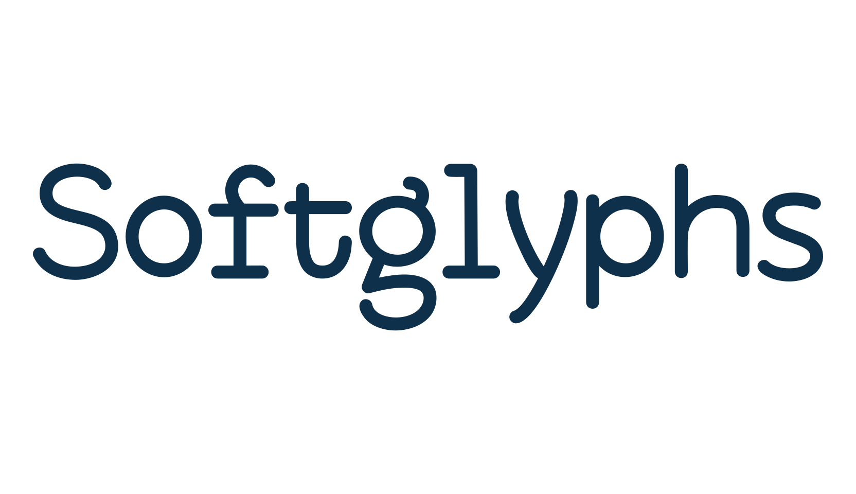 Softglyphs, various font preview