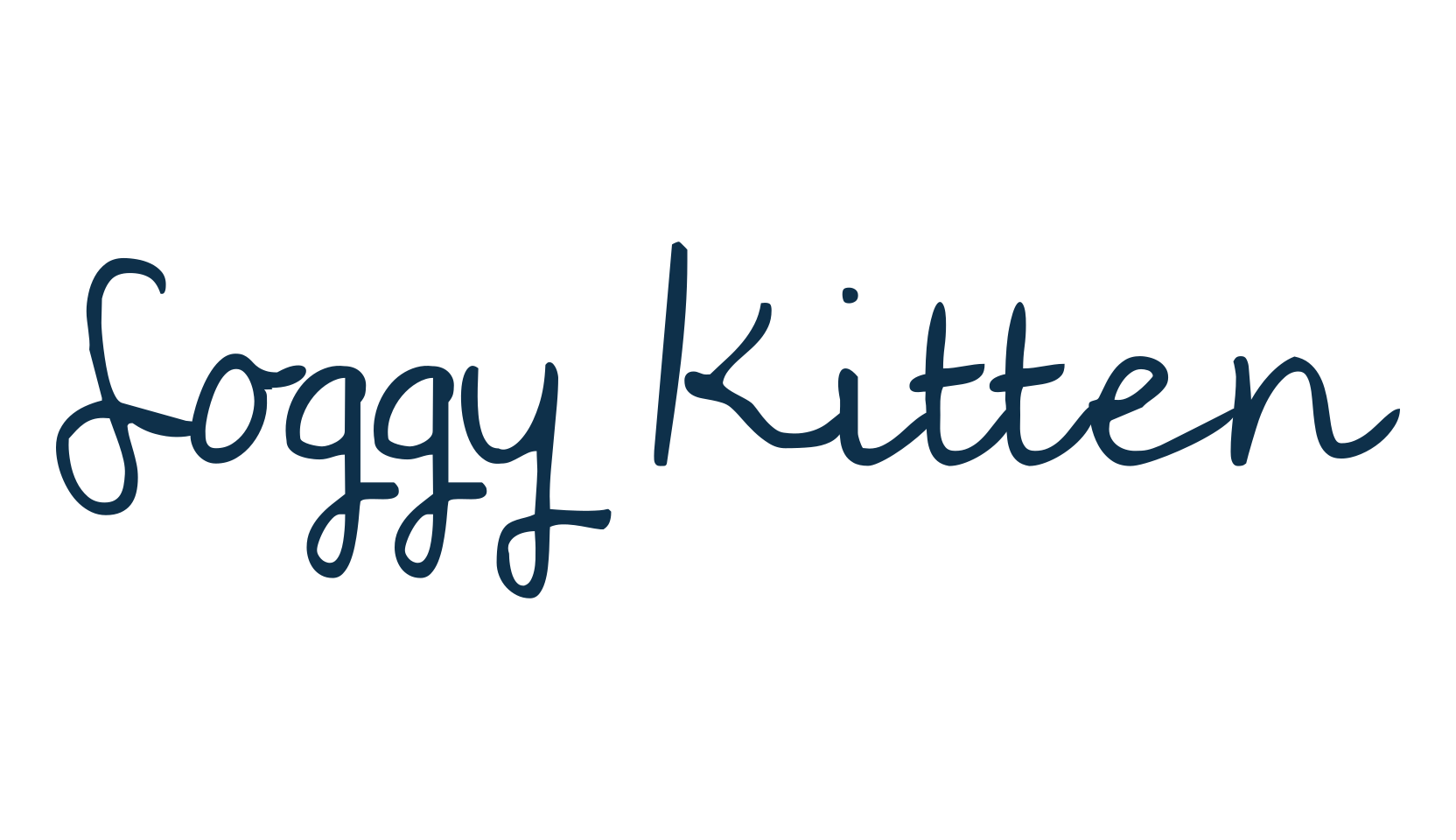 Soggy Kitten, script handwritten fancy decorative calligraphy font preview
