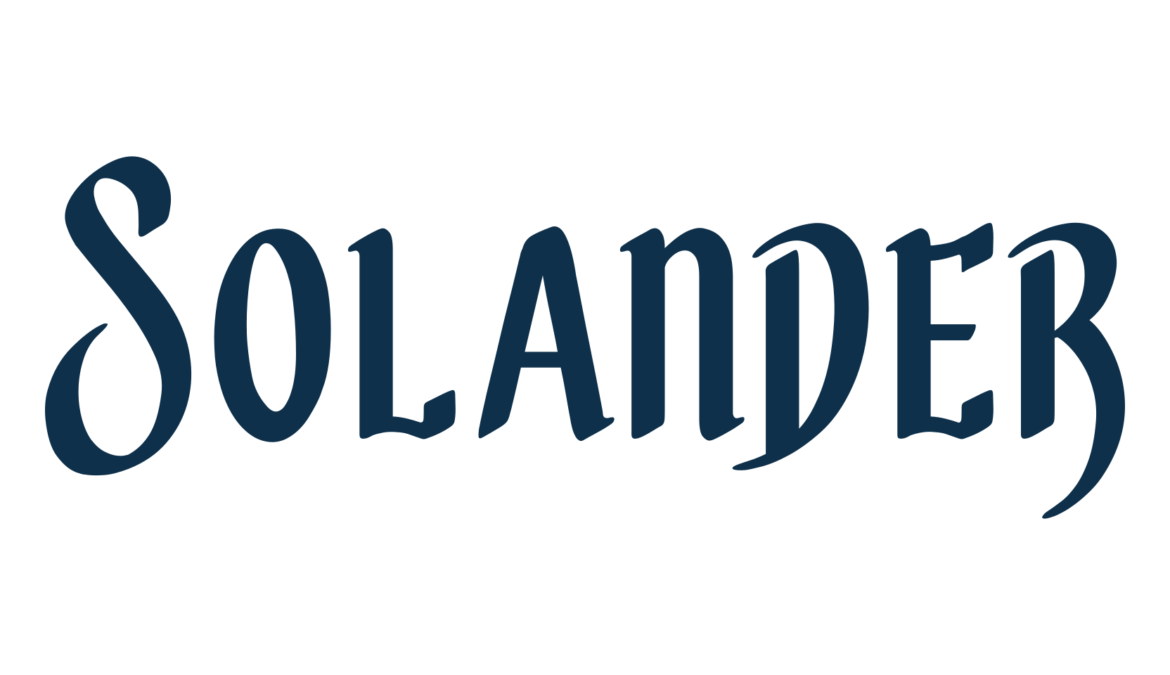 Solander, arabic font preview