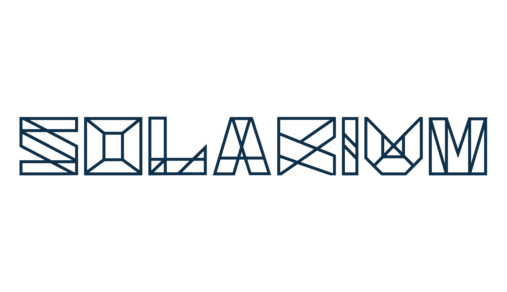 Solarium, fancy various techno sci-fi font preview