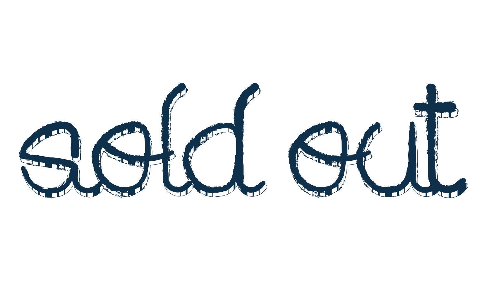 Sold out, fancy various decorative font preview