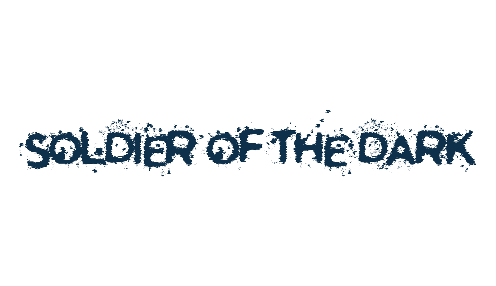 Soldier of the Dark, destroy font preview