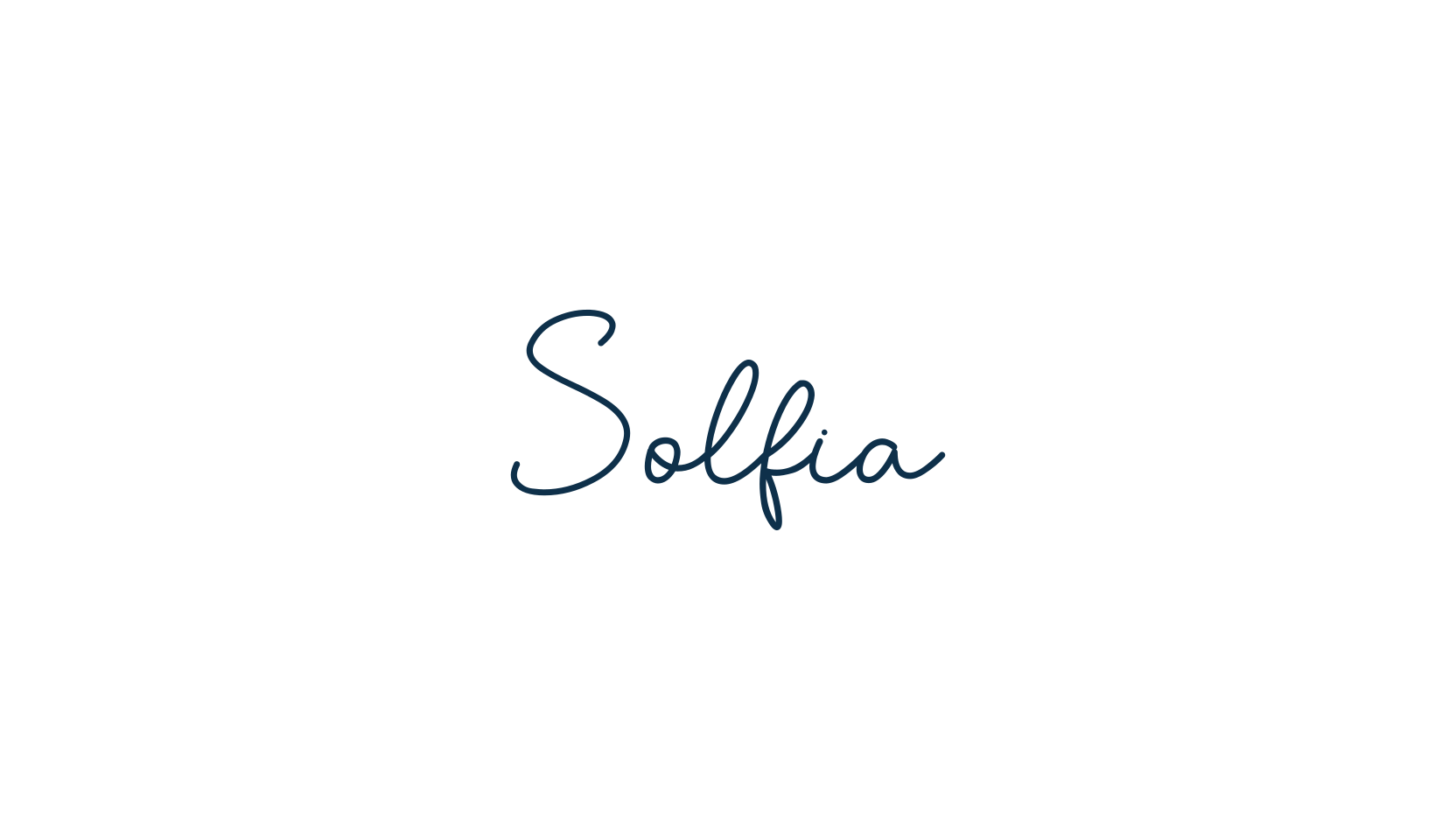 Solfia, script handwritten fancy decorative calligraphy font preview