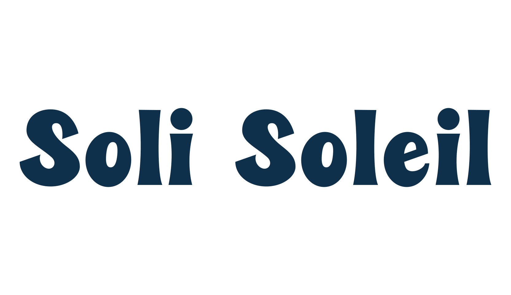 Soli Soleil, fancy groovy decorative font preview