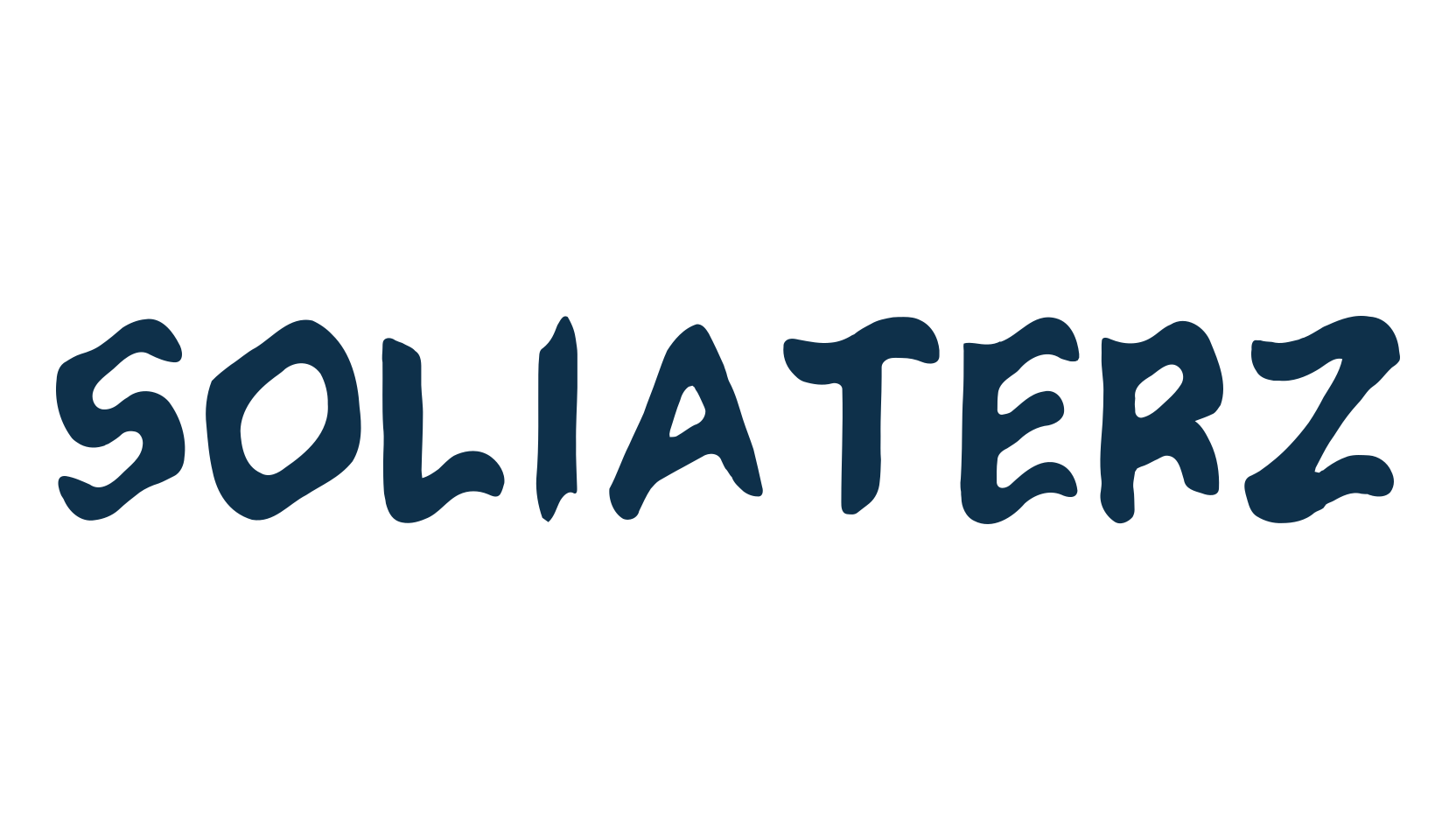 Soliaterz, fancy distorted decorative font preview