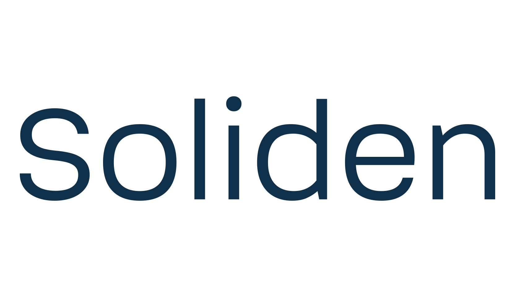 Soliden, sans serif font preview