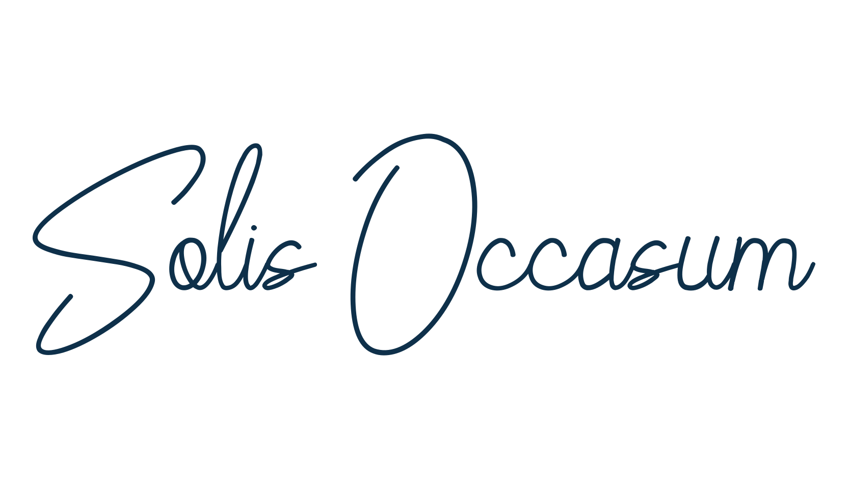 Solis Occasum, fancy decorative font preview
