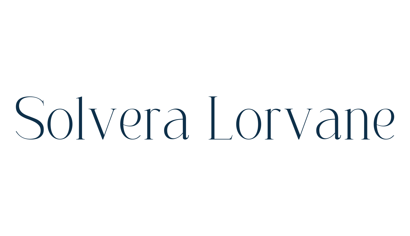 Solvera Lorvane, serif font preview