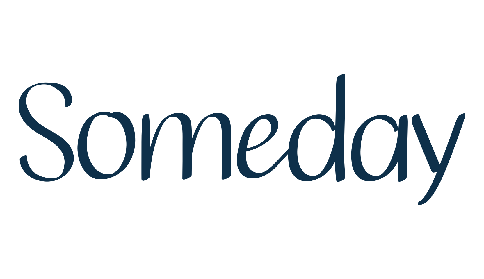 Someday (someday-4), handwriting font preview