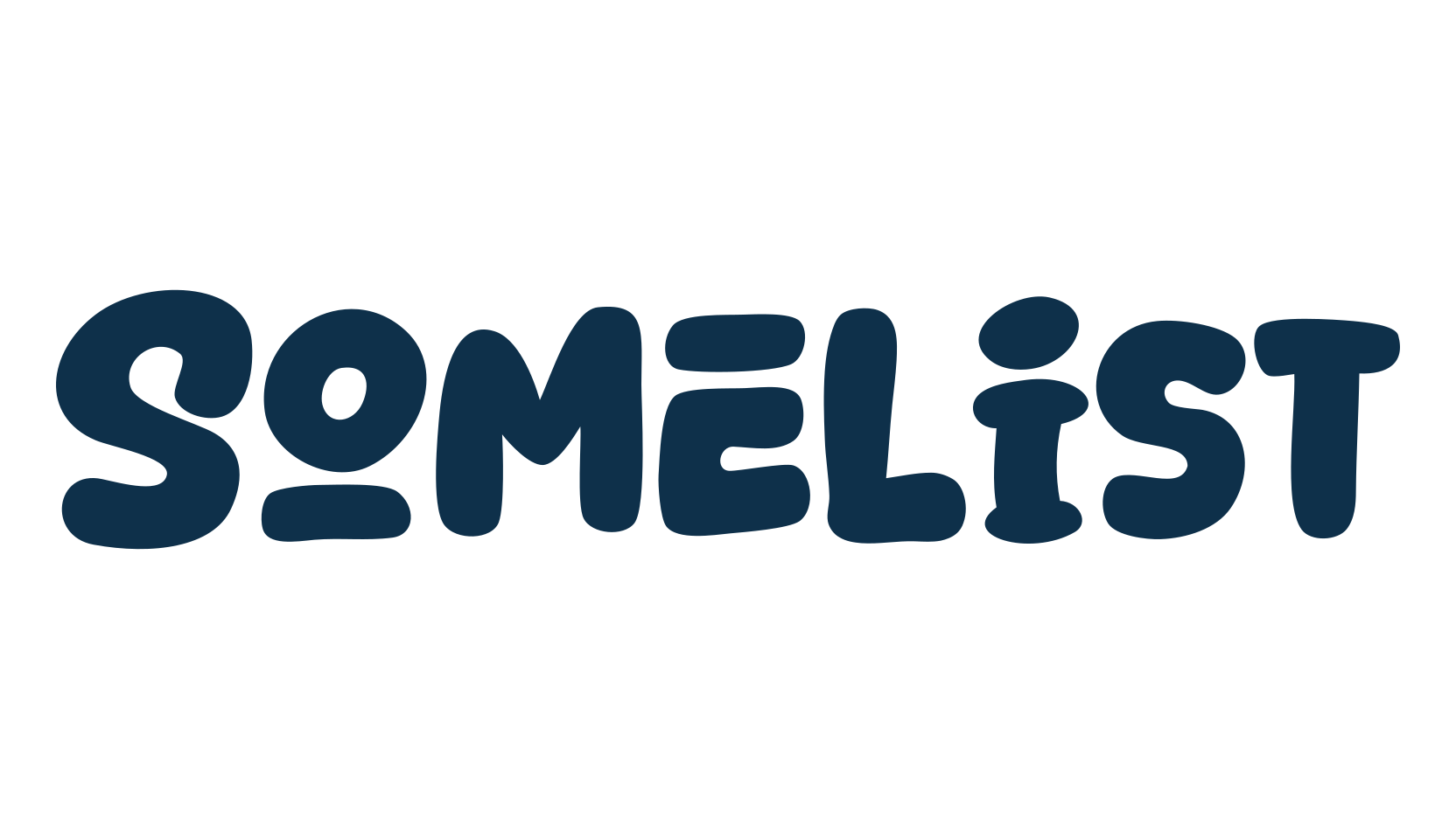 Somelist, cartoon font preview