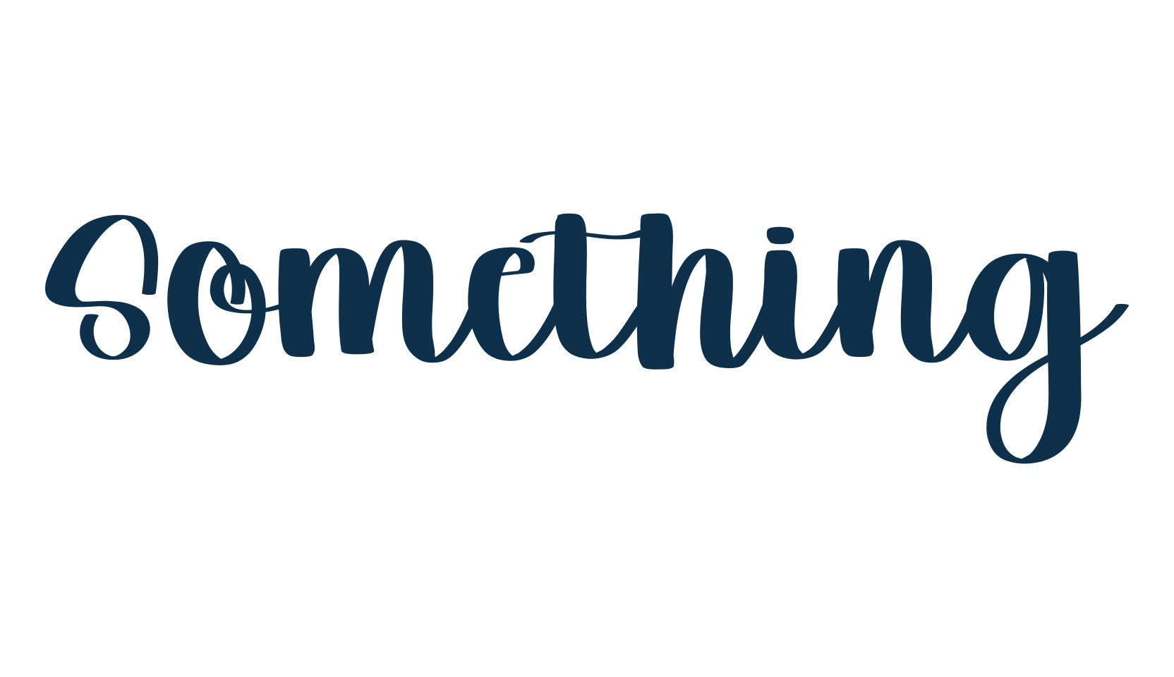 Something (something-5), fancy decorative font preview