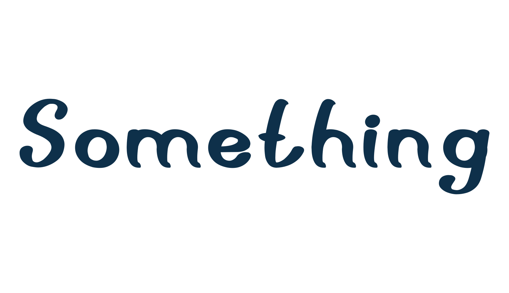 Something (something2), display market font preview