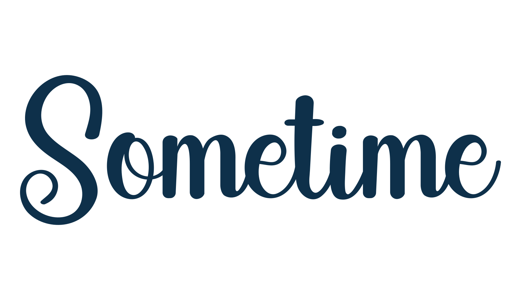 Sometime (sometime-3), fancy decorative font preview