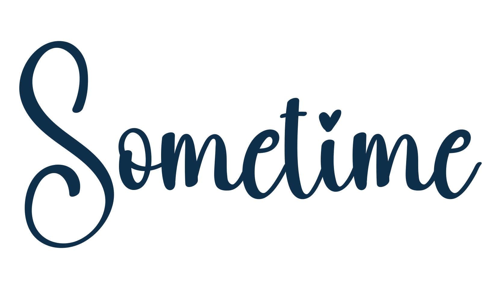 Sometime (sometime-4), fancy decorative font preview