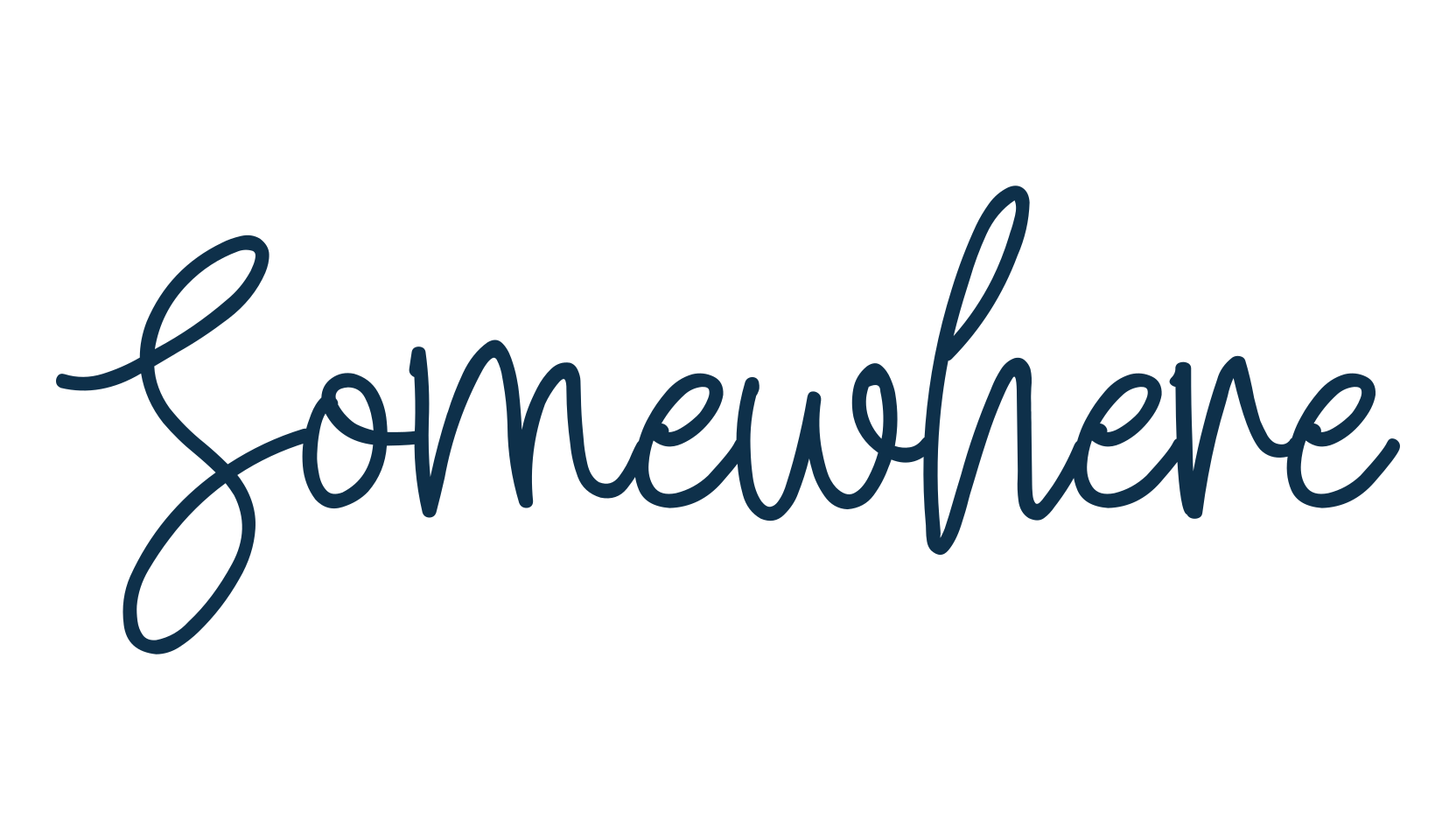Somewhere, script handwritten fancy decorative calligraphy font preview