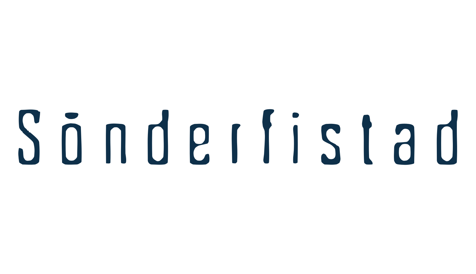 Sönderfistad, fancy eroded decorative font preview