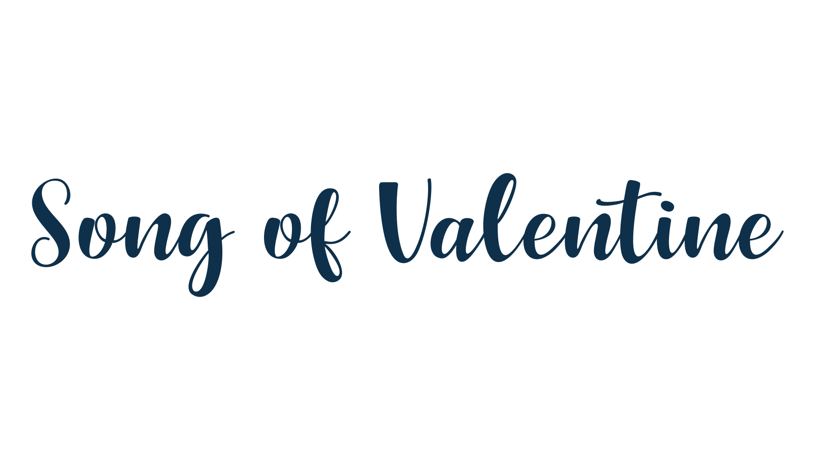 Song of Valentine, various font preview