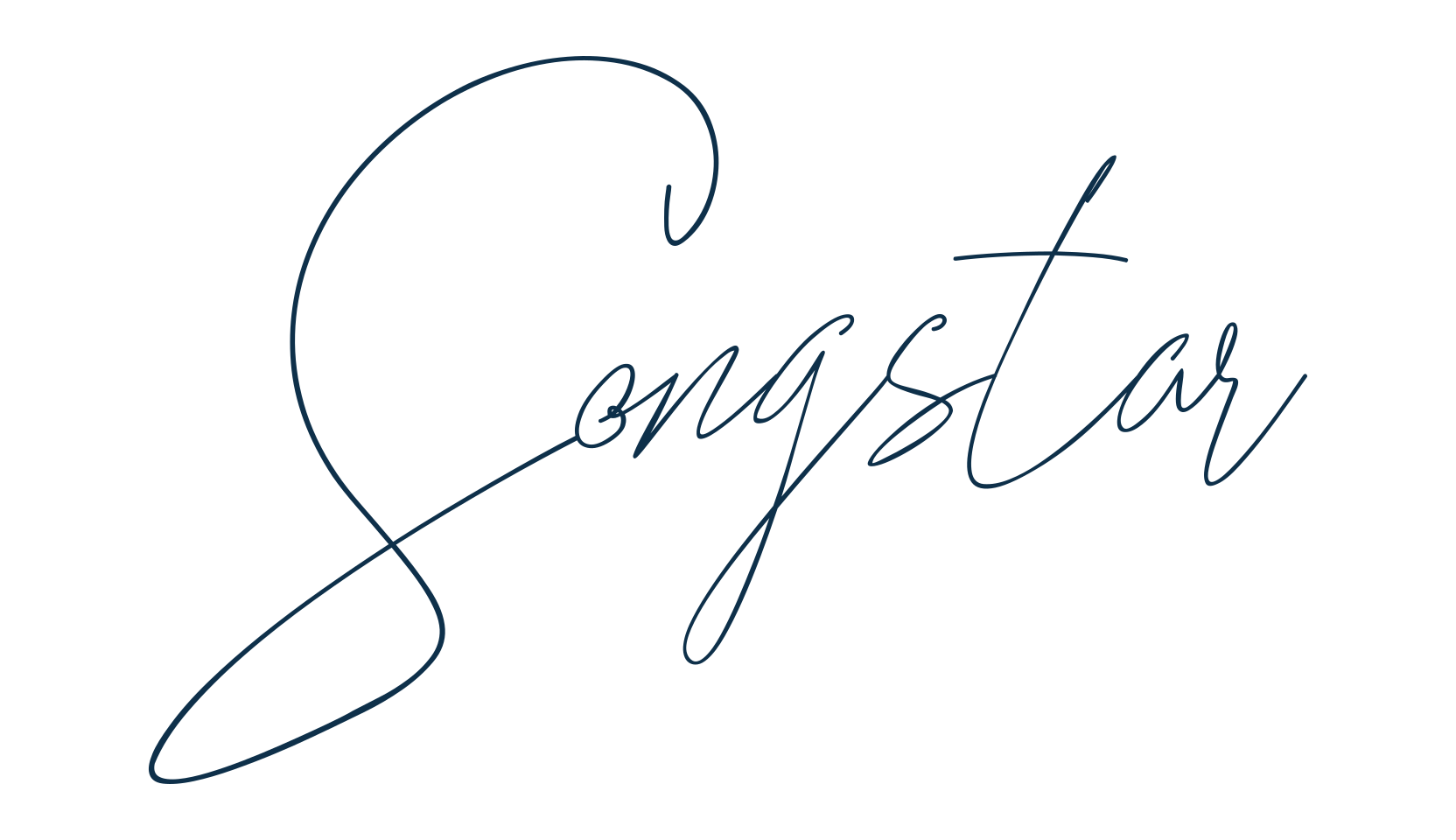 Songstar, script calligraphy fancy decorative font preview