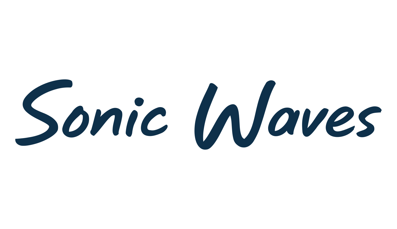 Sonic Waves, script handwritten fancy decorative calligraphy font preview