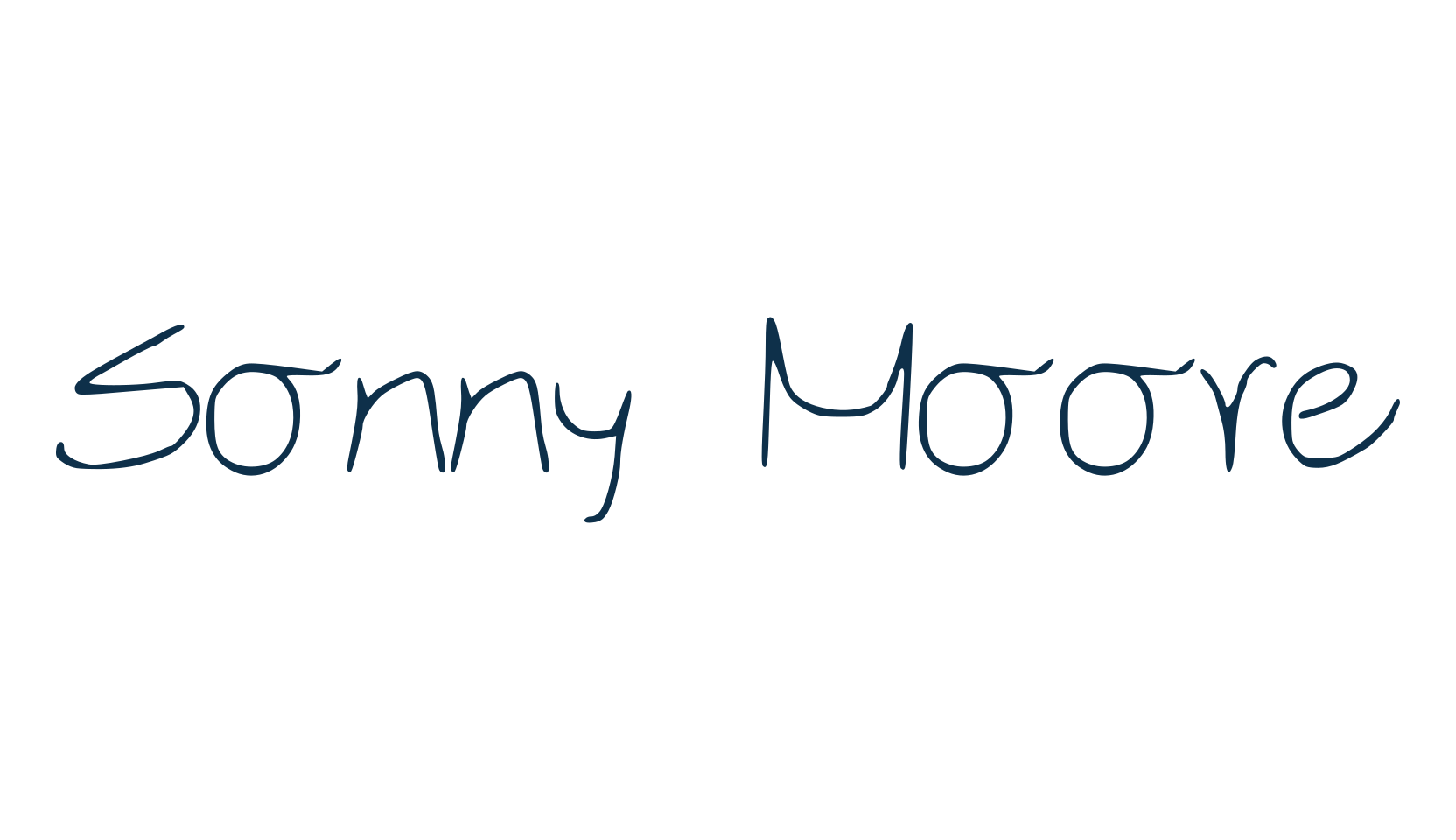 Sonny Moore, handwriting font preview