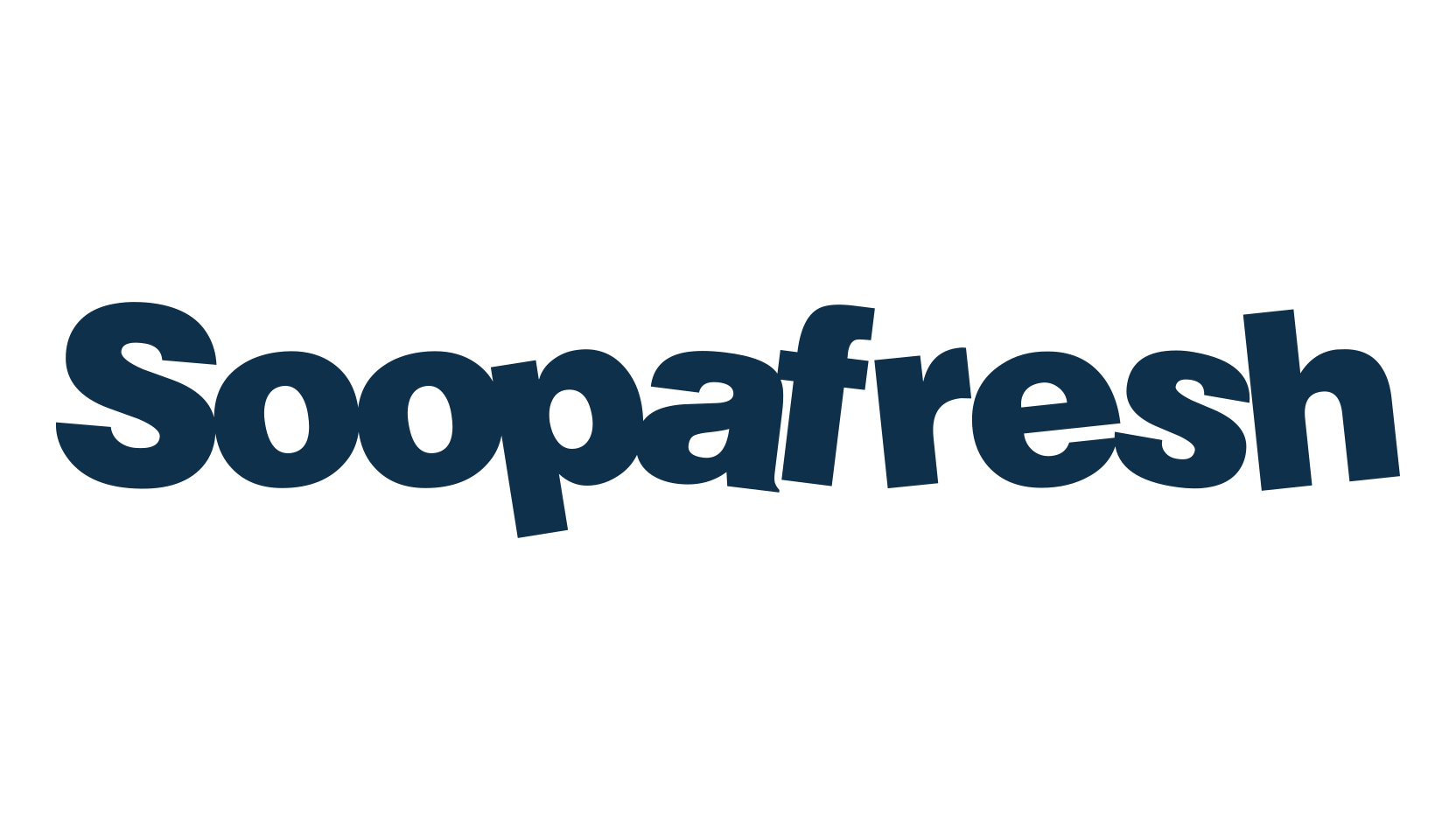 Soopafresh, fancy distorted decorative font preview