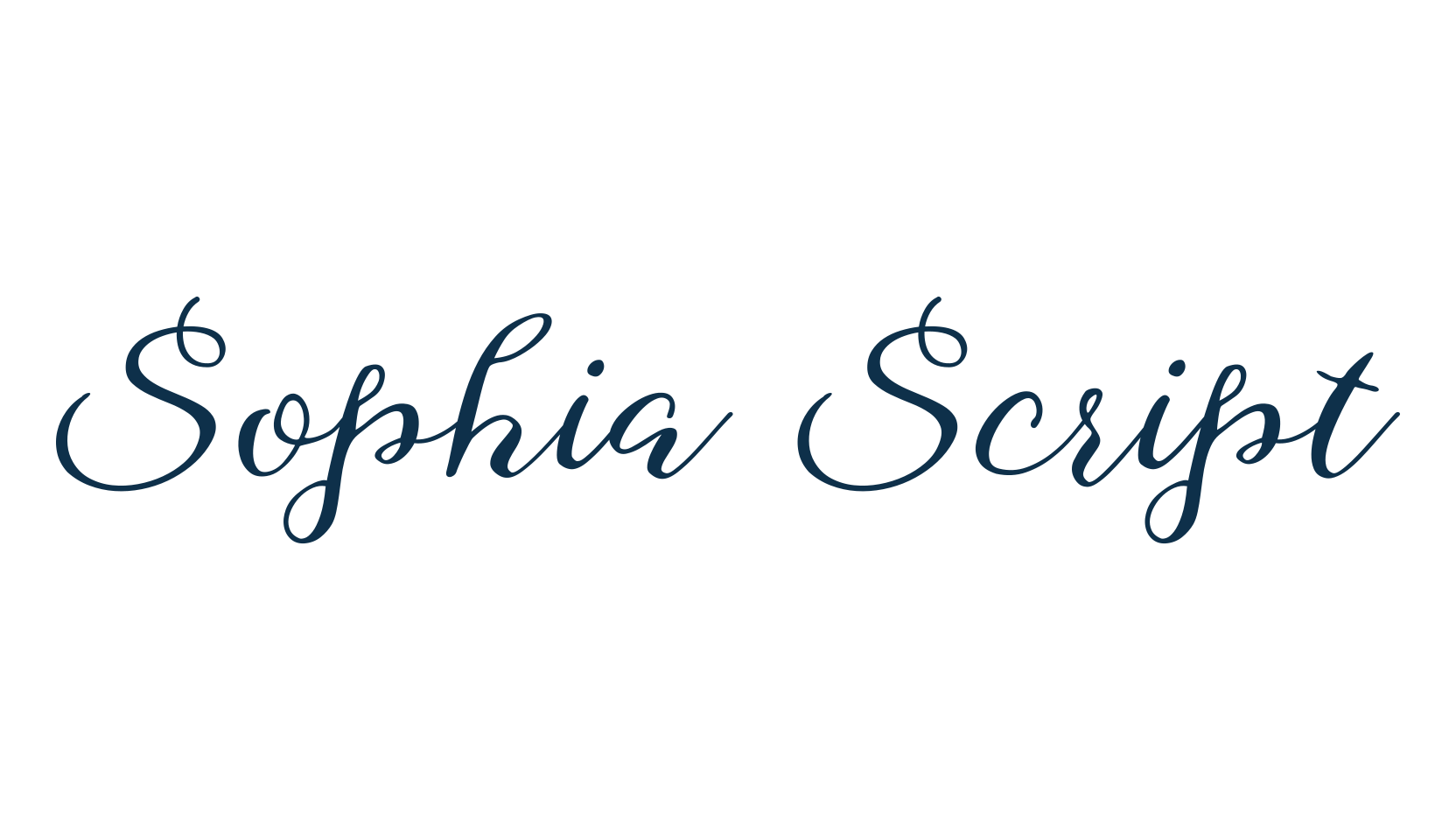 Sophia Script (sophia-script), script handwritten fancy decorative calligraphy font preview