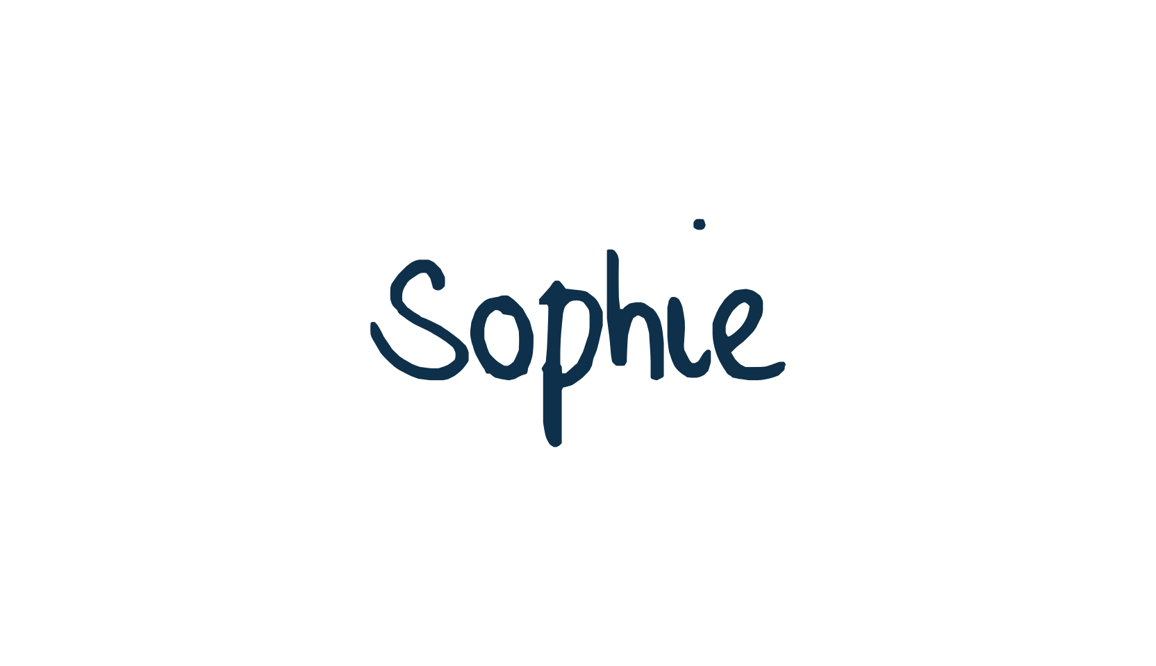 Sophie (sophie-philing), handwriting font preview