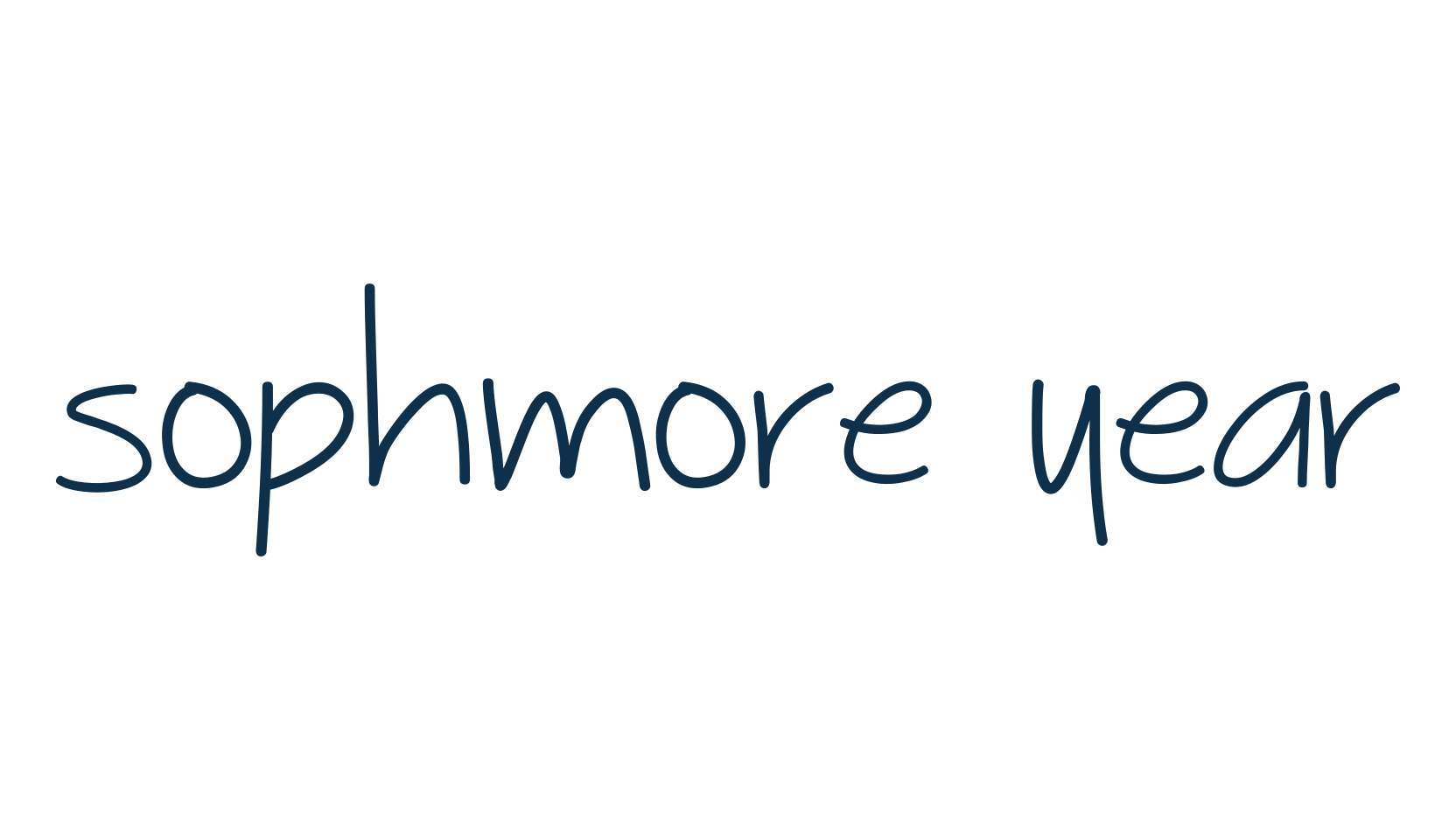 Sophmore Year, script handwritten fancy decorative calligraphy font preview