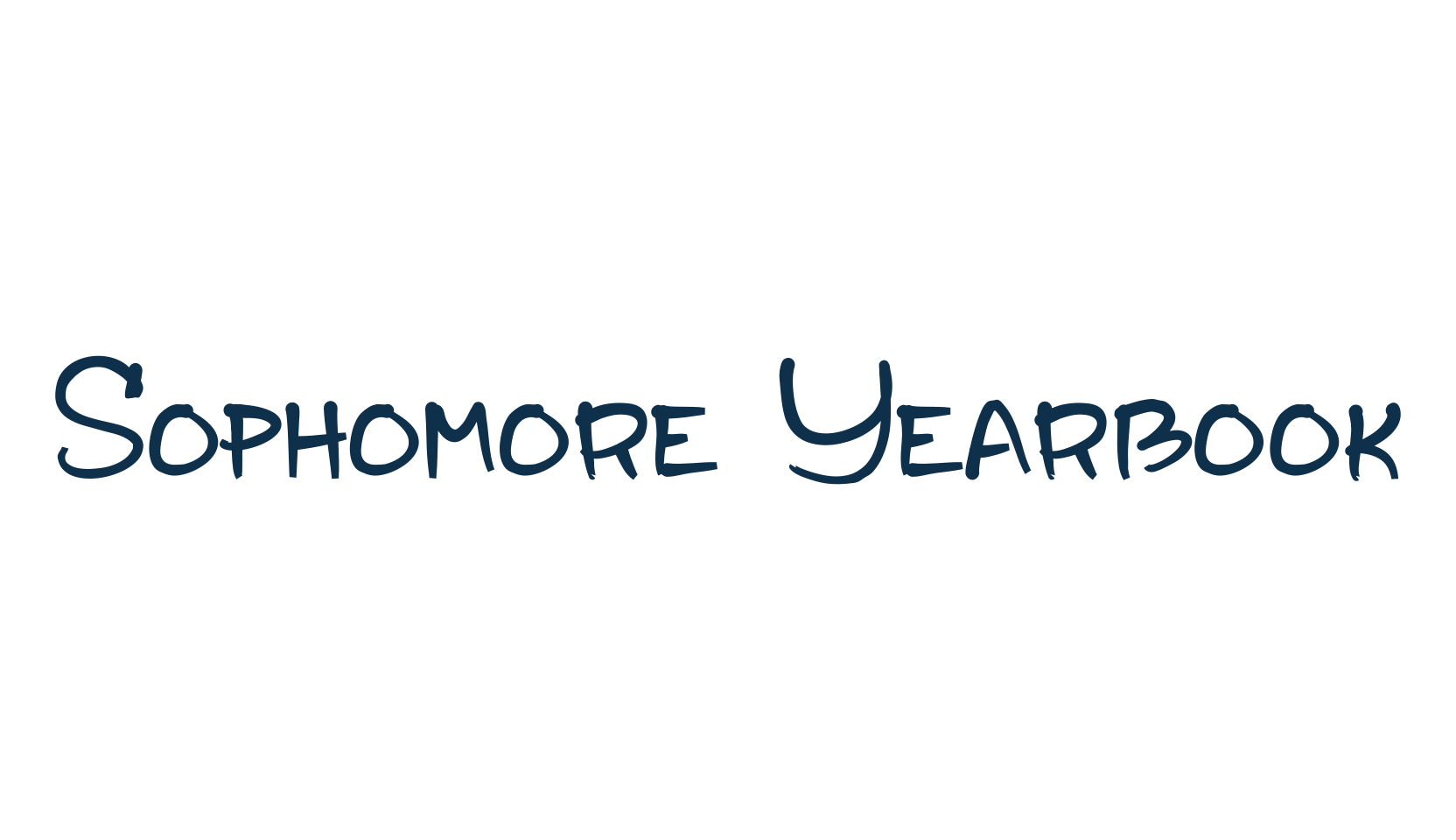 Sophomore Yearbook, fancy various decorative script calligraphy font preview