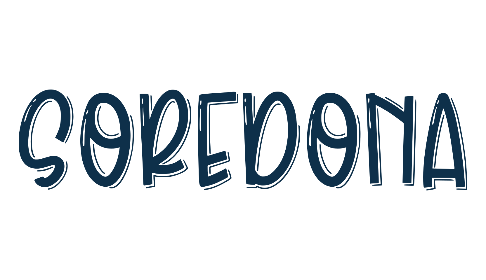 Soredona, various font preview