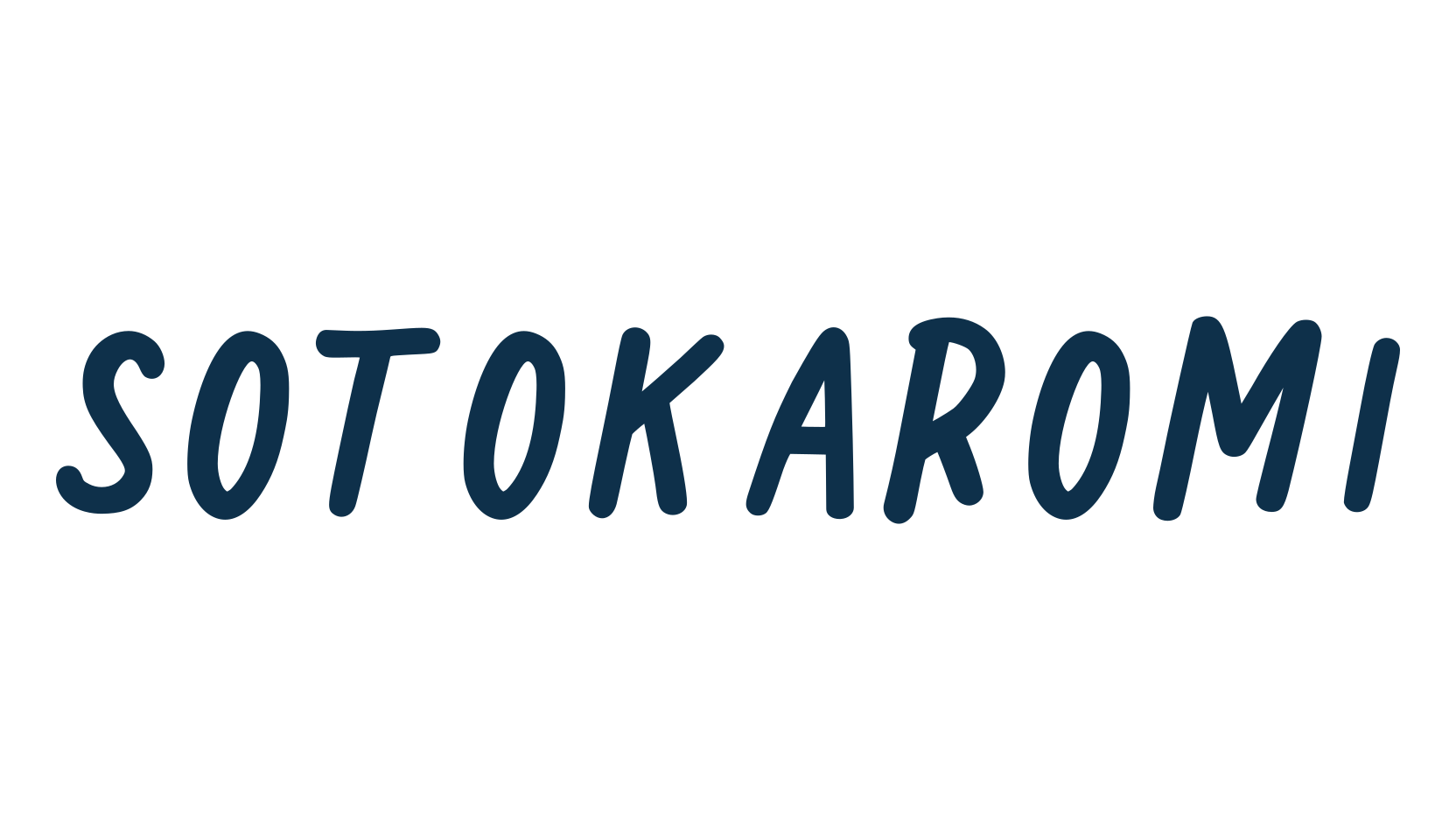 Sotokaromi, script handwritten fancy decorative calligraphy font preview