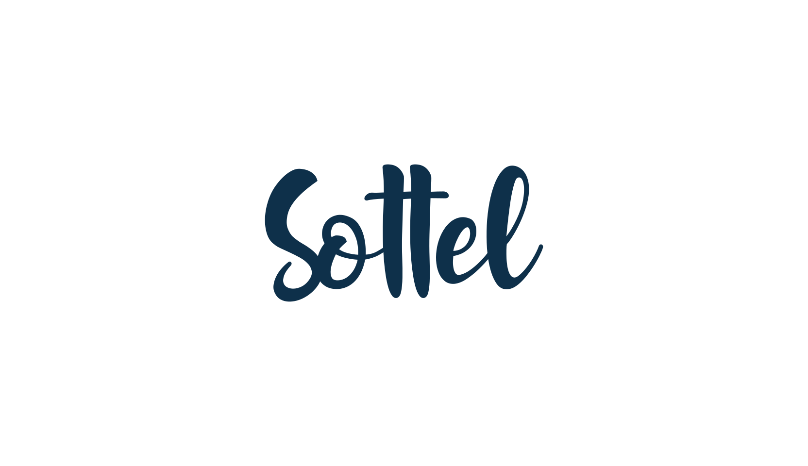 Sottel, script handwritten fancy decorative calligraphy font preview