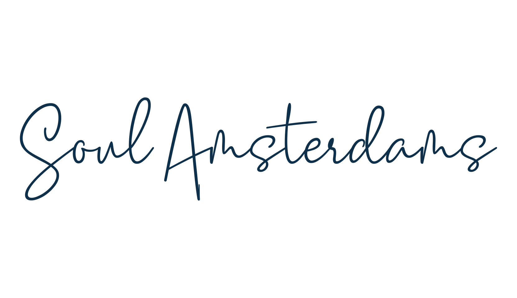 Soul Amsterdams, handwriting font preview