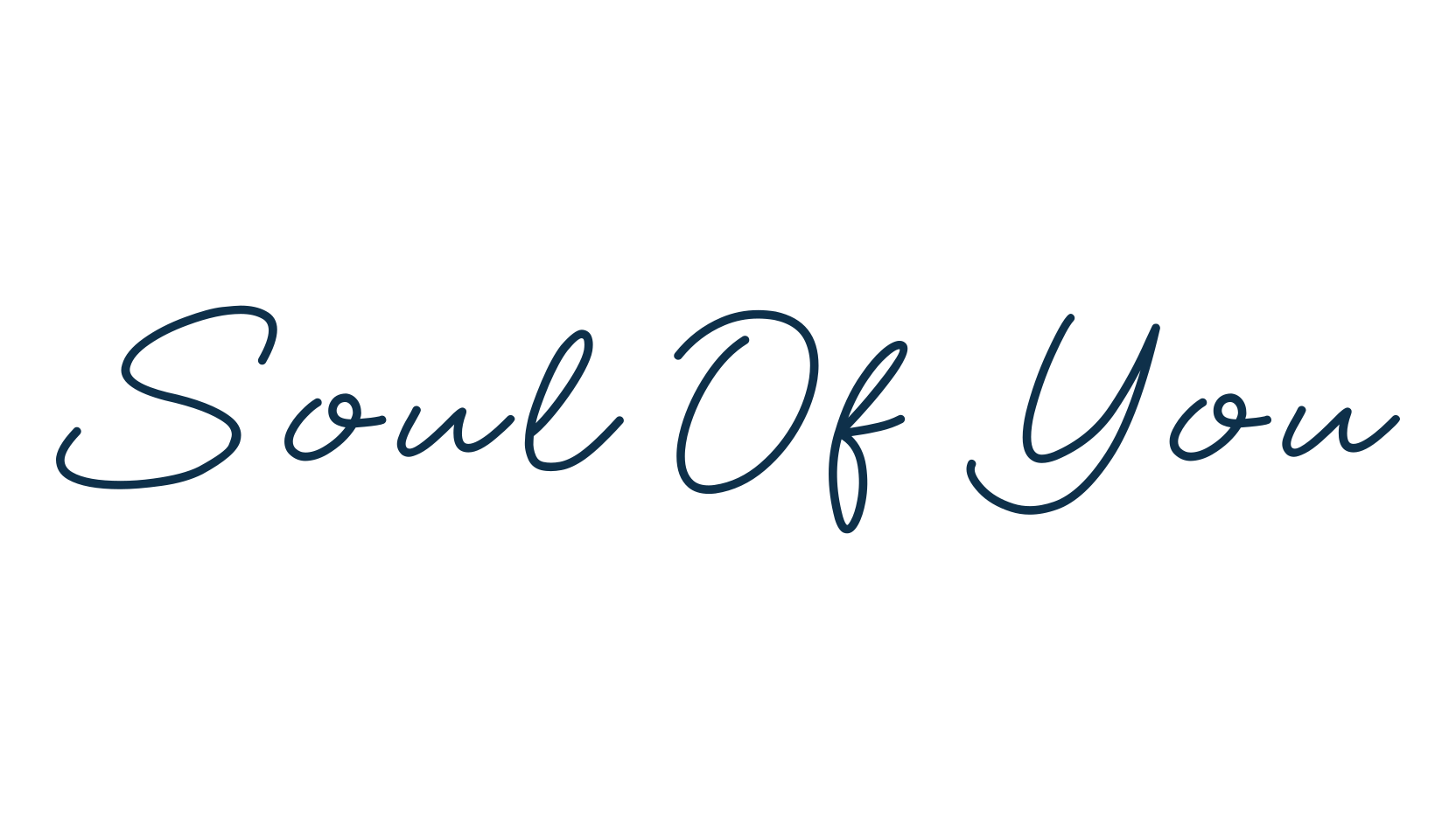 Soul Of You, handwriting font preview