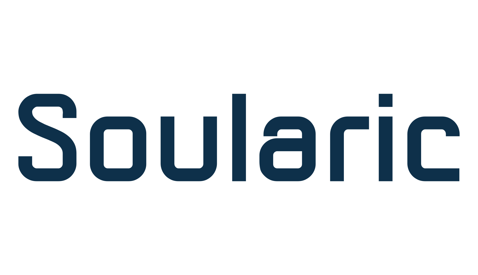 Soularic, techno sci-fi font preview